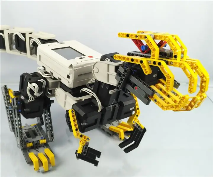 Dinossauro Rero Lego: 8 etapas (com fotos)