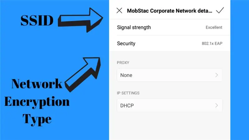 Txheeb Koj Tus SSID thiab Hom Kev Nkag Nkag Network