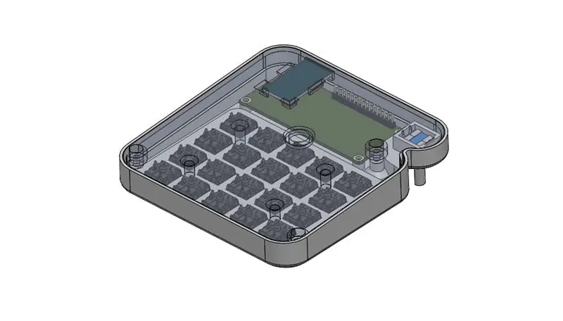 הרכבה של Arduino Micro בגוף המקלדת