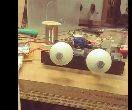 Animatronic szemek szervomotorokkal (Arduino): 5 lépés