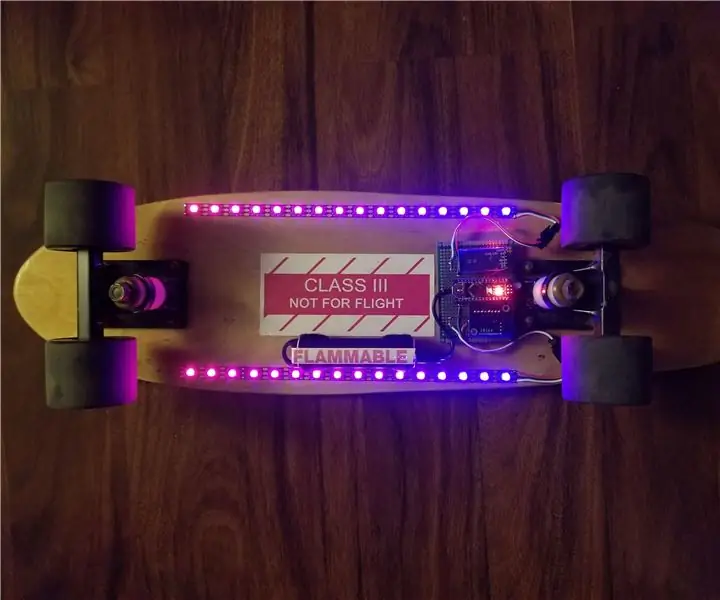 Longboard Underglow: 5 steg (med bilder)