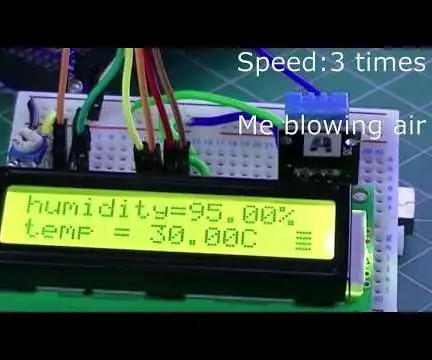 Sensori i temperaturës dhe lagështisë me ekran Arduino dhe LCD: 4 hapa