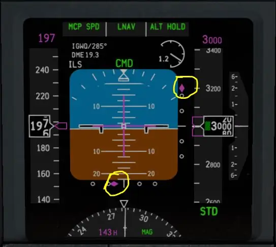 Descienda a 3000 pies antes de interceptar el primer localizador ILS