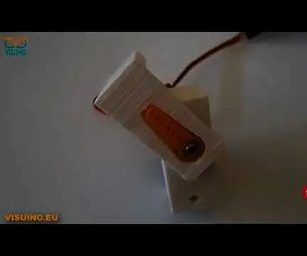 DIY Visuino ቅደም ተከተል ክፍልን በመጠቀም የ Servo ሞተር አንግልን እንዴት እንደሚቆጣጠር 10 ደረጃዎች