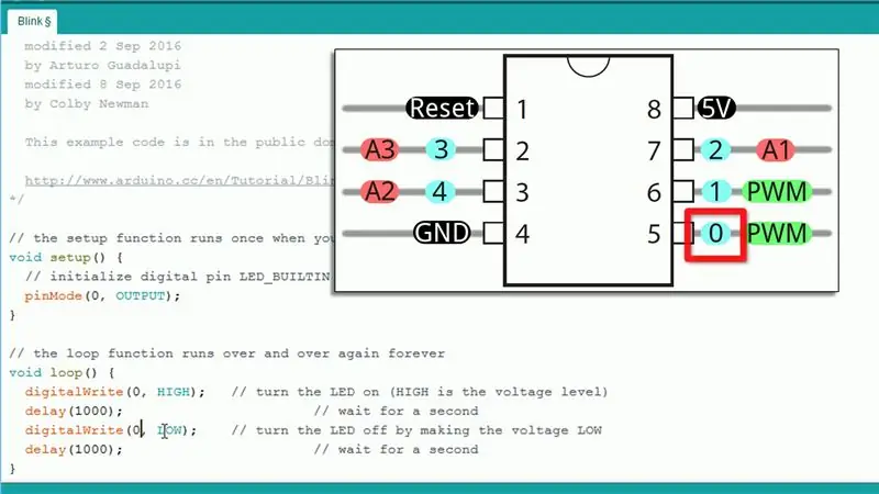 Programando o Attiny