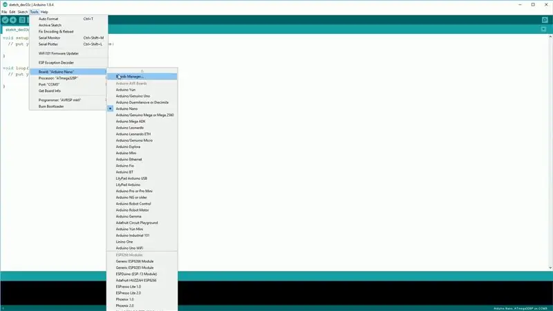 Configuració de l'IDE Arduino per a Attiny