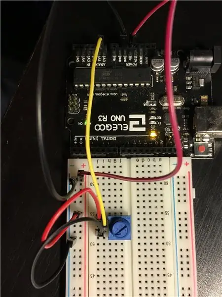 Potentiometer সংযোগ