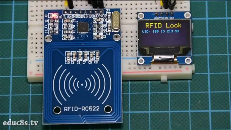 Учебное пособие по блокировке Arduino RFID