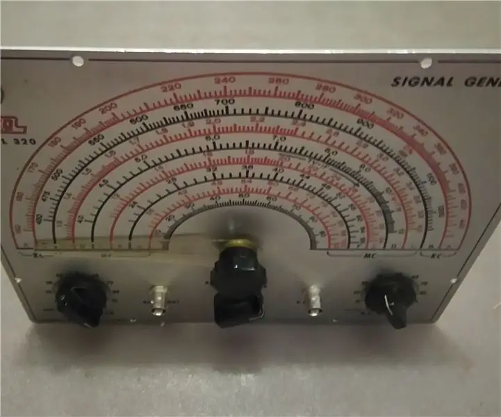 Popolna prenova generatorja vintage signalov: 8 korakov