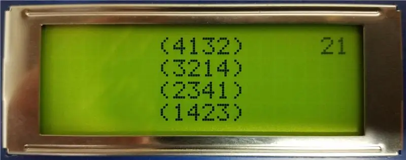 Igra Arduino Sorta Sudoku: 3 koraki (s slikami)