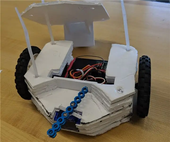 Putu kaujas robots: 7 soļi