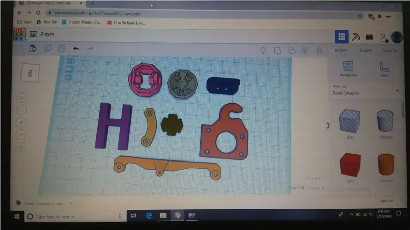 Ontwerp op Tinkercad