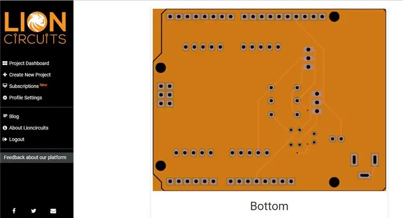 Μεταφόρτωση Gerber σε LionCircuits