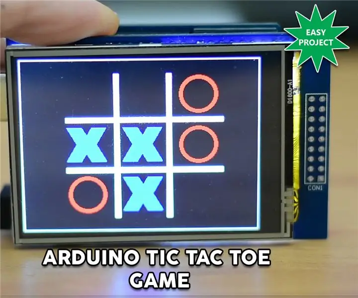 Arduino Touch Tic Tac Toe igra: 6 koraka (sa slikama)