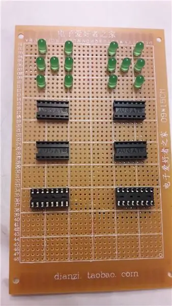 نواتج LED إلى NOT بوابة