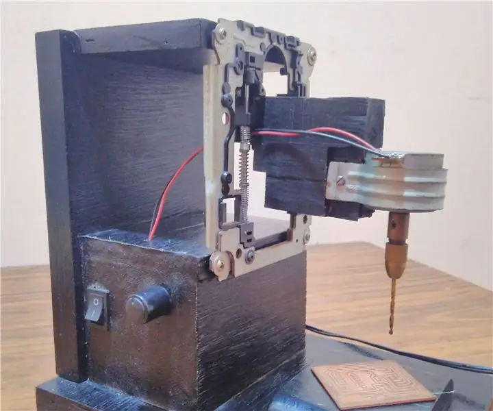 DIY PCB Drill Press Machine: 7 ደረጃዎች