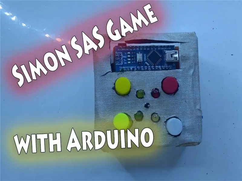 Simon kaže igru s Arduinom