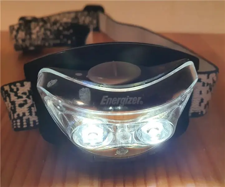 Lampe frontale / Booster de lampe de poche : 13 étapes (avec photos)