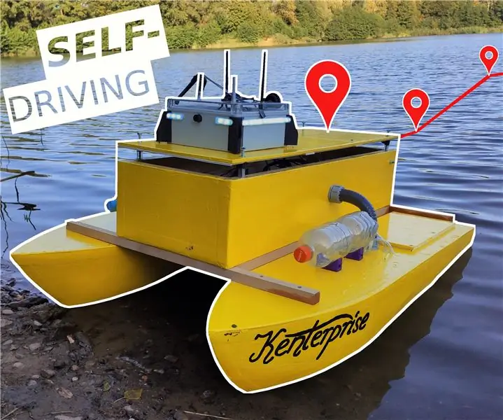 Pagbuo ng isang Self-Driving Boat (ArduPilot Rover)