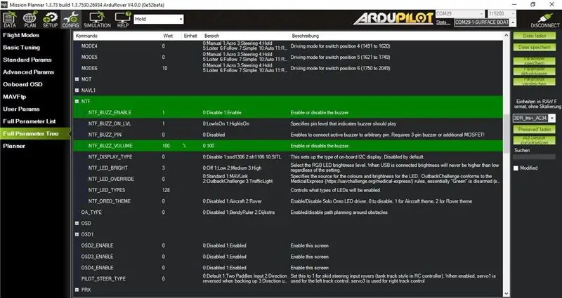 Aju: ArduPiloti seadistamine