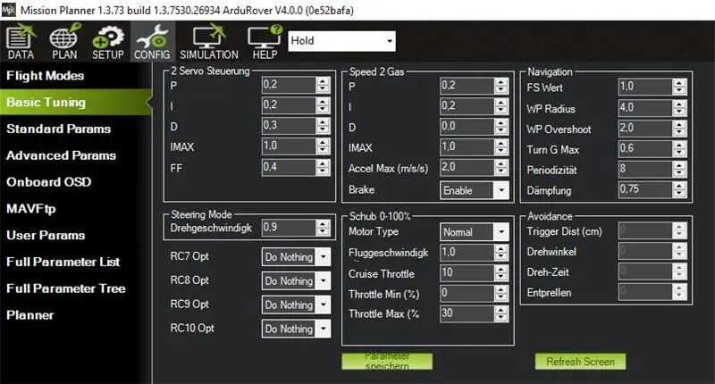 ტვინი: ArduPilot Setup