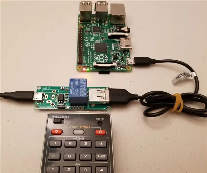 Raspberry Pi Skakel aan/uit met enige afstandsbediening: 3 stappe (met foto's)