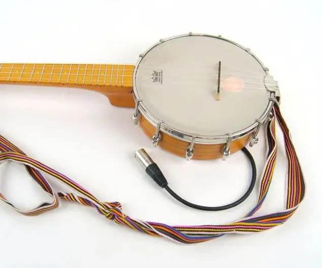 Instal·leu una pastilla Cortado Balanced Piezo en un Banjolele: 3 passos