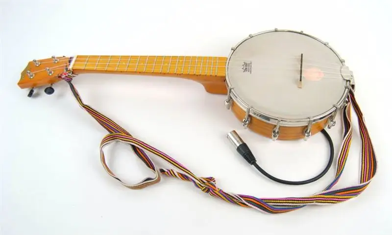 Installer en Cortado Balanced Piezo Pickup i en Banjolele