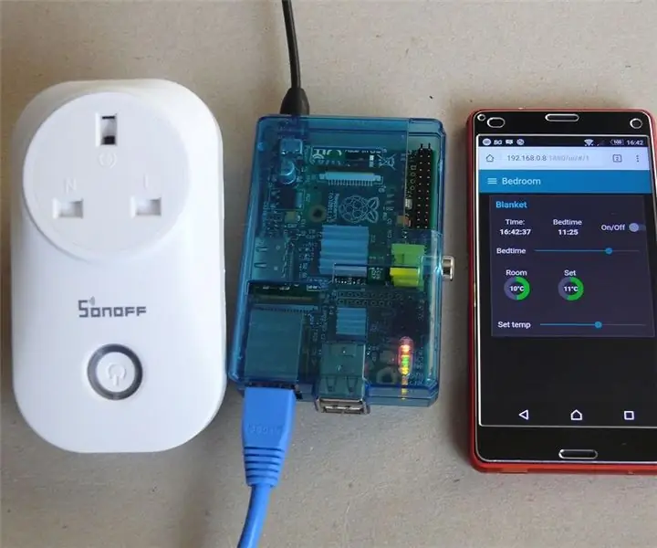 Potent sistema domòtic autònom: Pi, Sonoff, ESP8266 i Node-Red: 9 passos (amb imatges)