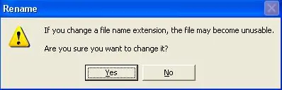 Pagbabago ng Extension ng Mga File