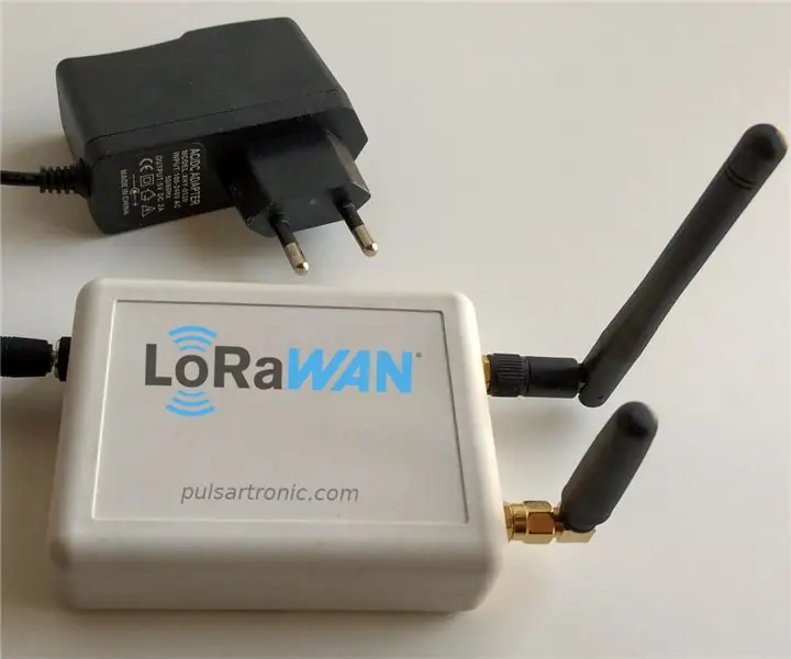 Brána LoRa ESP8266 Arduino DIY: 5 krokov