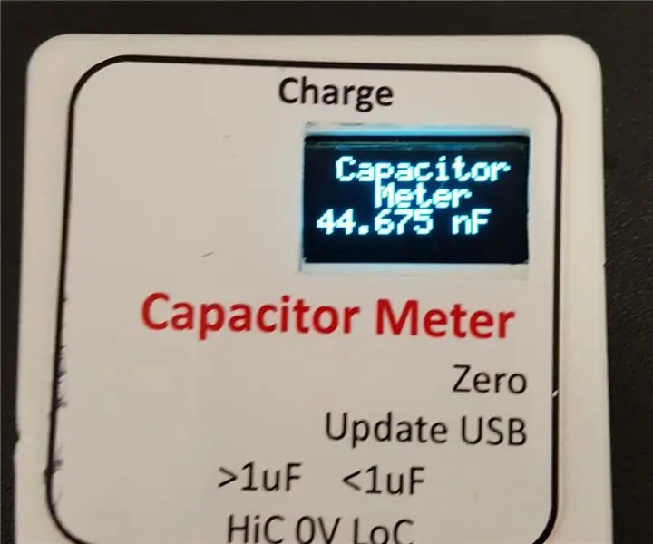 ATTiny85 Capacitor Meter: 4 ขั้นตอน