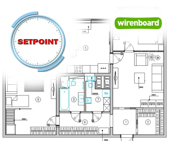 Wirenboard SmartHome (to-roms leilighet): 7 trinn