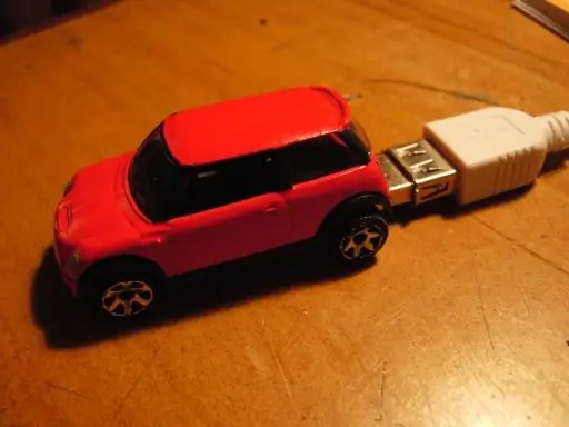 Mini Gig Flash Drive Mini Cooper: 9 Langkah