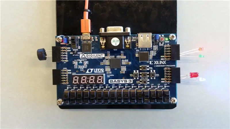 تنفيذ ملفات VHDL على Basys 3