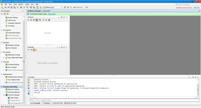 Menerapkan File VHDL ke Basys 3