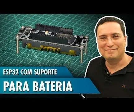 ESP32 s držákem baterie: 5 kroků