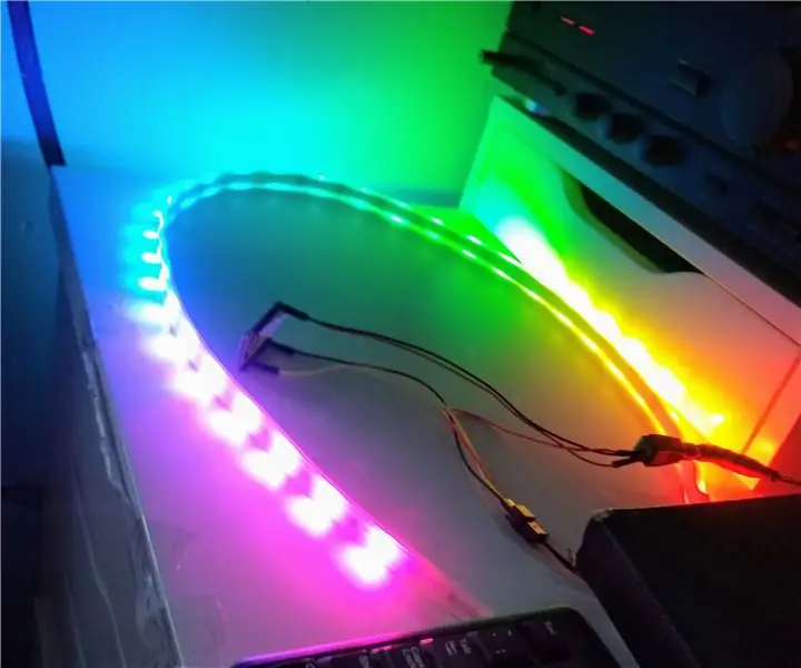 Neopixeli controlați de smartphone (benzi LED) cu aplicația Blynk prin WiFi: 6 pași