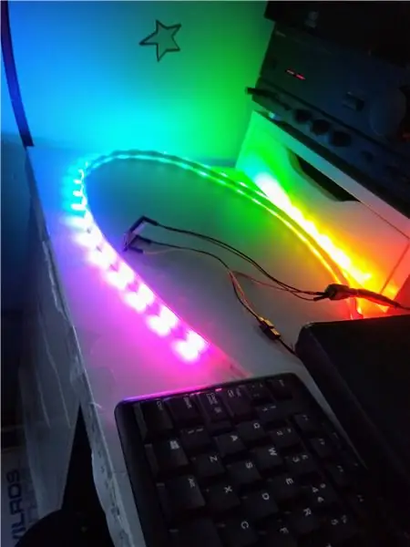 Smartphone-gestuurde Neopixels (LED-strip) met Blynk-app via wifi