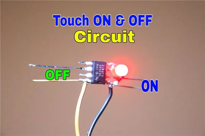 Como fazer o circuito de toque ON e OFF