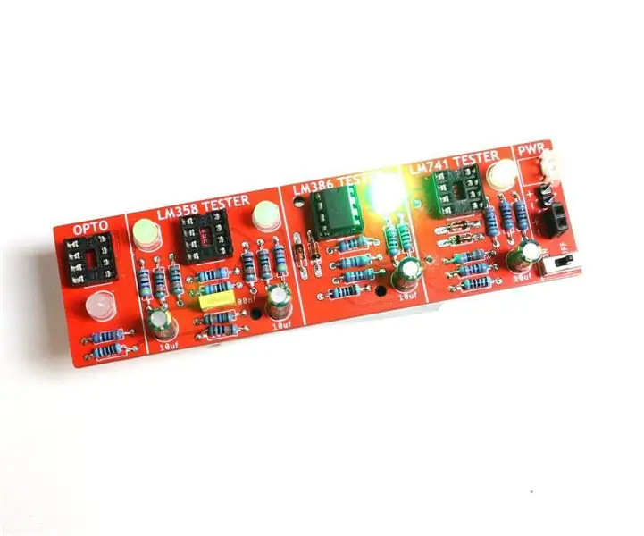 Tester IC wzmacniacza operacyjnego