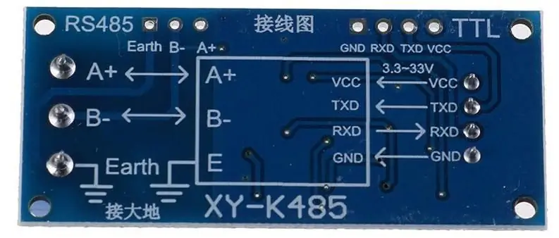 RST-485 დონის დამატება TTL დონის გადამყვანის მოწყობილობაზე თქვენს ჟოლოს პიზე