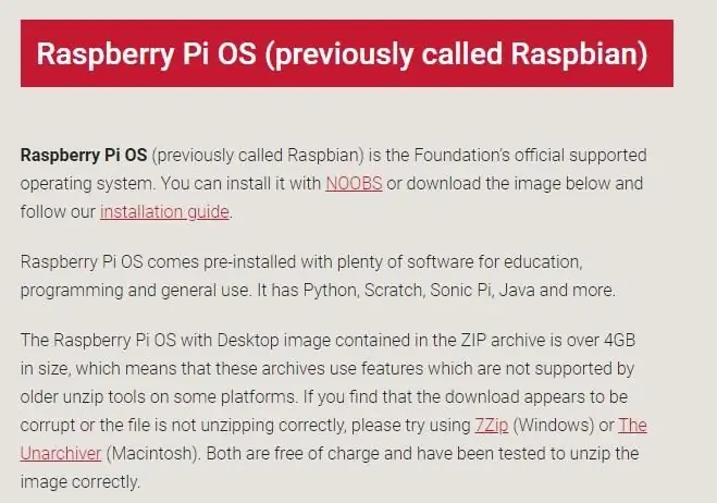 ติดตั้ง FRESH Copy บน Raspbian บนการ์ดหน่วยความจำของคุณ