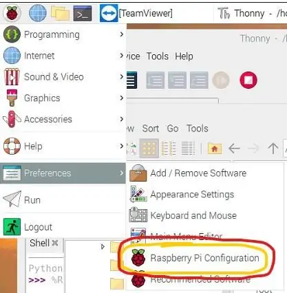 เปิดใช้งานพอร์ตอนุกรม Raspberry Pi - การใช้ GUI