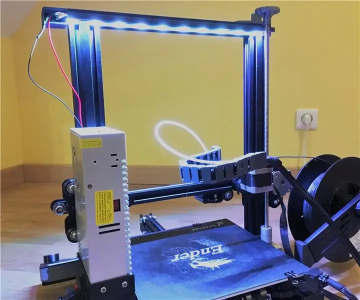 Cara Mudah Menambahkan Semua Jenis LED ke Printer 3d Anda: 8 Langkah (dengan Gambar)