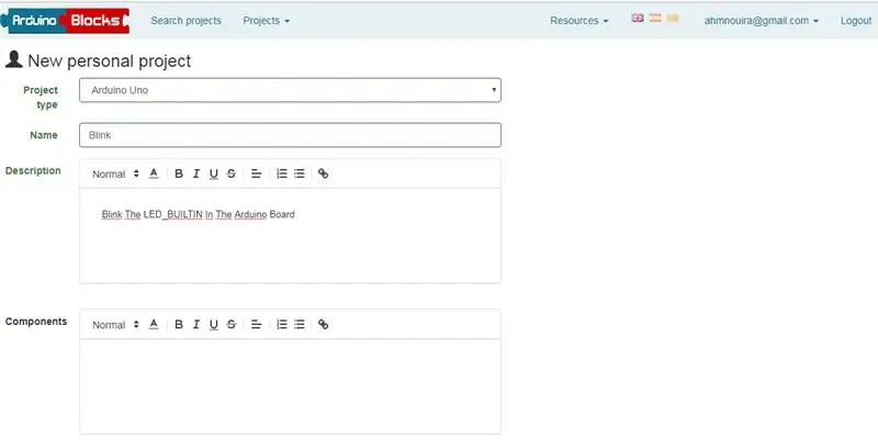 Prostredie ArduinoBlocks