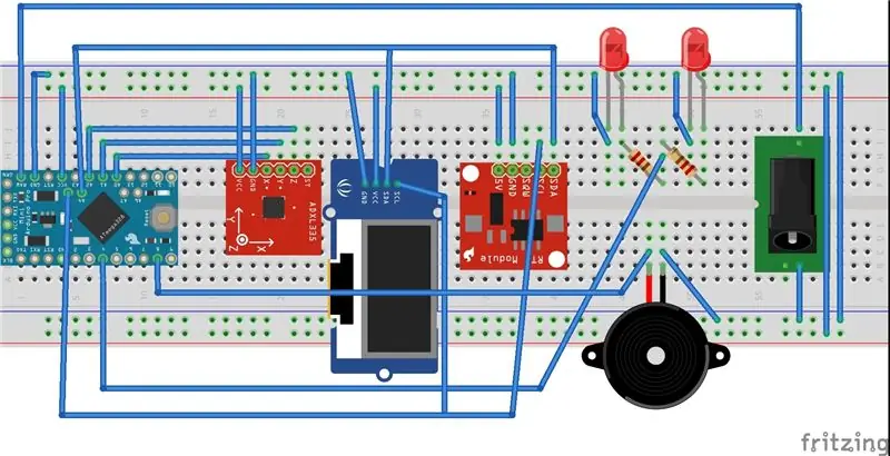 Prototipas ir išbandykite grandinę