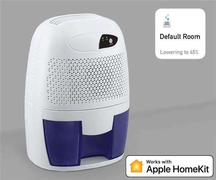 مزيل الرطوبة Apple HomeKit Wi-Fi على أساس ESP8266؟: 6 خطوات (بالصور)