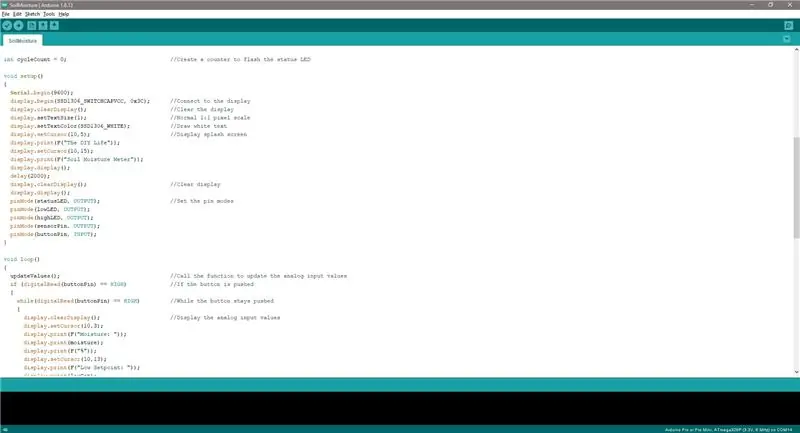 Program Arduino Anda