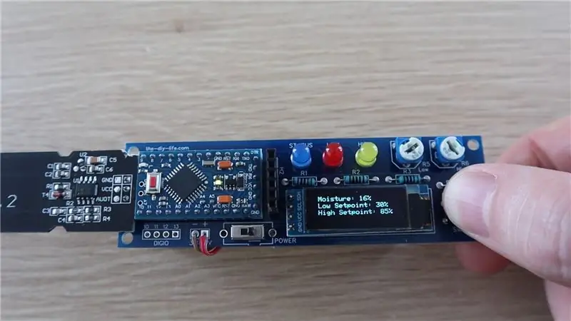 Calibración y uso de su sensor de humedad del suelo